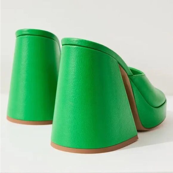 Simon Miller F229 Slice High Heel Sandals in Green, New, Size 36 - Picture 4 of 16